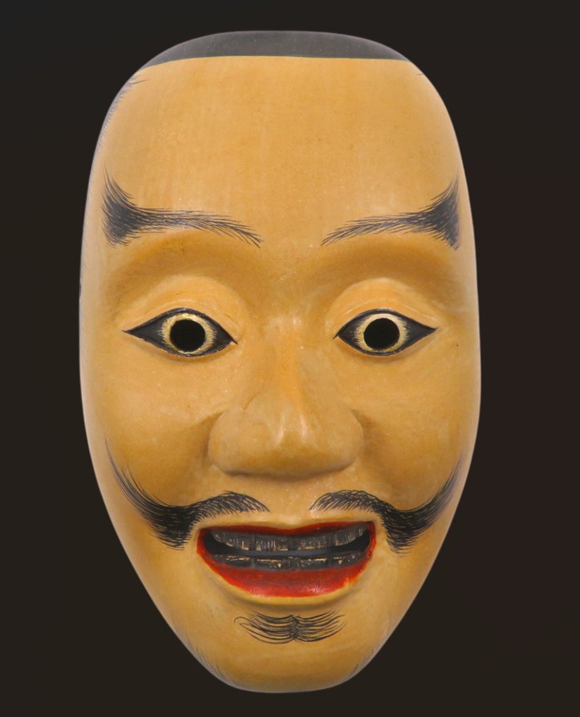 Noh面具 - 木 - 平太 小熊正宗作 (沒有保留價) #1.0