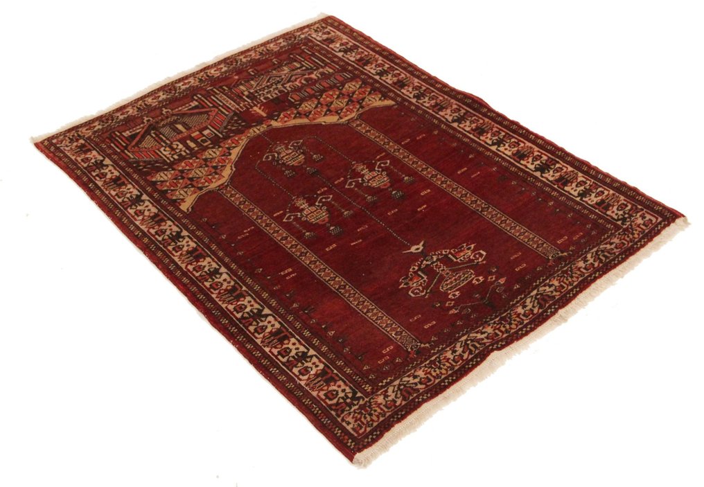 Turkman Αντίκα Χαλί - Χαλί - 97 cm - 77 cm - Καταγωγή & ιδιαιτερότητες #2.1
