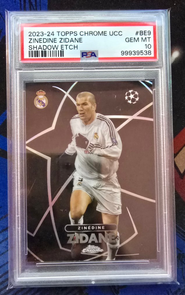 2023/24 Topps Chrome UCL 席內丁·席丹 #BE9 平行卡 - PSA 10 - 1 Graded card #1.0