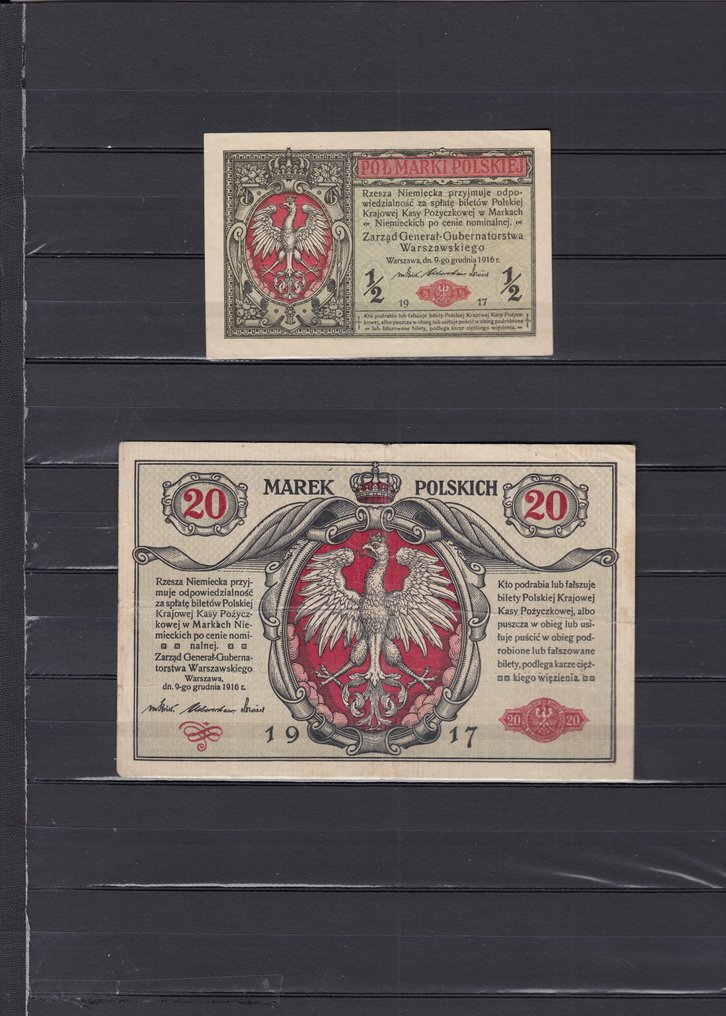 Polen. - 11 Banknotes - Various Dates  (Ingen mindstepris) #1.0