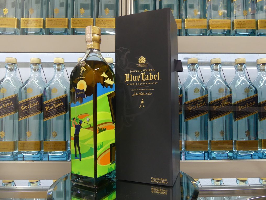 Johnnie Walker Blue Label Limited Edition Design Golf Player from Vietnam  - 75cl #1.0