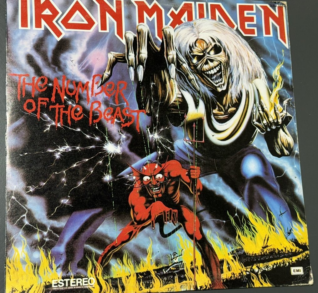 Iron Maiden - The Number Of The Beast (1st Mexico pressing) - LP - 1983 #1.0