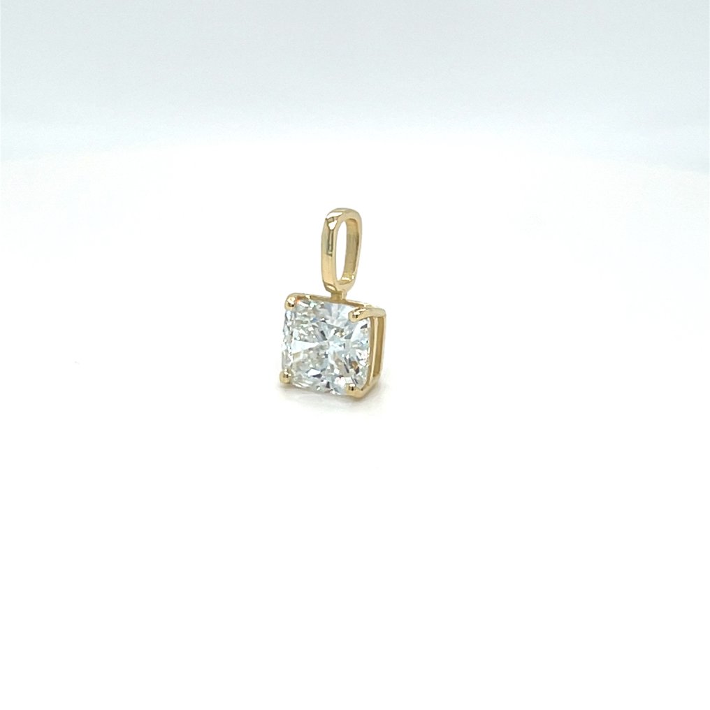 χωρίς τιμή ασφαλείας - Κρεμαστό κόσμημα - 14 καράτια Κίτρινο χρυσό -  2.00ct. tw. Διαμάντι (Εργαστηριακής καλλιέργειας) #4.3