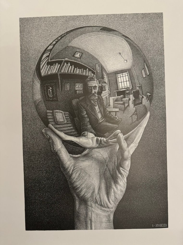 M.C. Escher (1898-1972) - Hand met spiegelende bol #1.0
