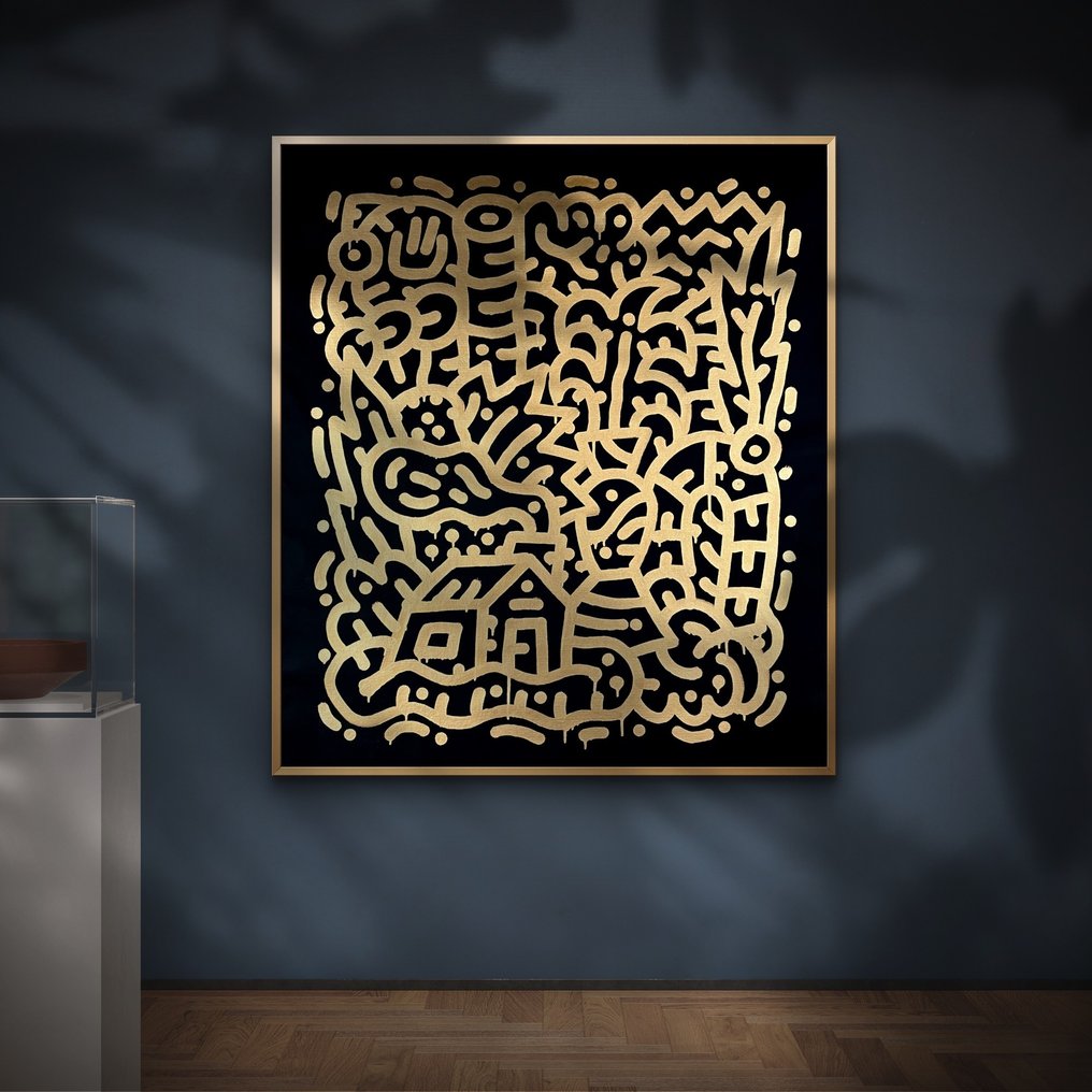 Nuno Barbedo (1983) - Golden house in the forest (XL Size / Premium edition) #1.0