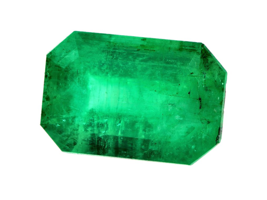 没有保留价 绿色, 蓝色 祖母绿  - 3.25 ct - 西班牙宝石学院（IGE） #1.0