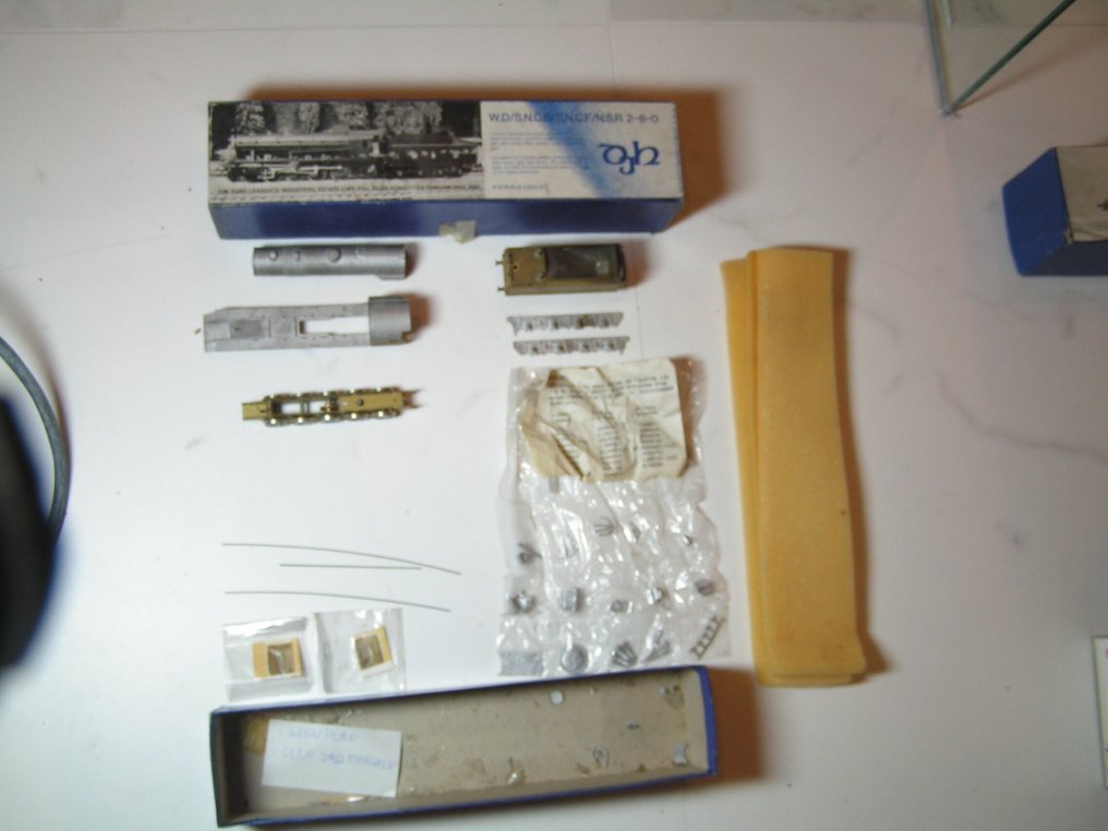 DJH H0 - E 109 - Ατμομηχανή (1) - Σετ H0 με αποσπώμενα μέρη, ελλιπές και χωρίς βαφή. - SNCF, NMBS, British Rail #3.2