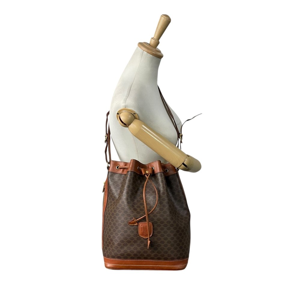 Céline - Macadam Drawstring Shoulder Bag - Shoulder bag #1.0