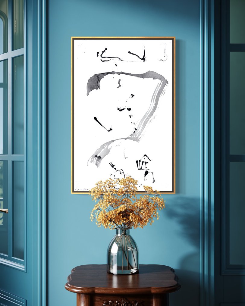 Hanna Ben Dov (1919-2009) - Belle abstraction lyrique c.1960 - Nouvelle École de Paris #3.2