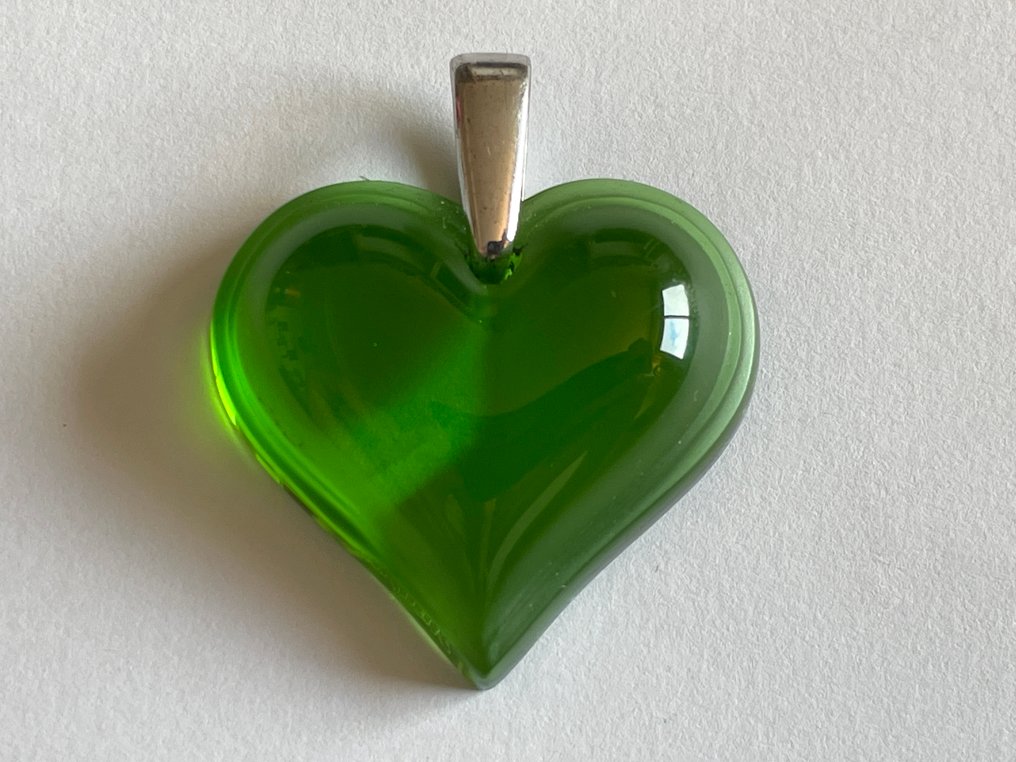 René Lalique - «Amoreuse beaucoup» (σε κουτί) - Κρύσταλλο, 925. Ασήμι. - Κρεμαστό κόσμημα #4.3