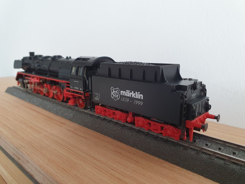 Märklin H0 - uit set 29625 - Ατμομηχανή με όχημα μεταφοράς (1) - BR41, έκδοση για τα 140 χρόνια - DB #1.0