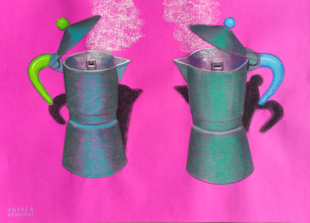 Andrea Vandoni - Le Risate! - 2 - Pastel 70 x 50 #1.0