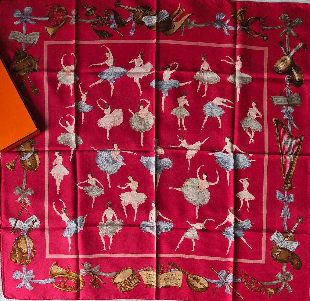 Hermès - LA DANSE by Jean-Louis Clerc. Recherché - Φουλάρι #1.0