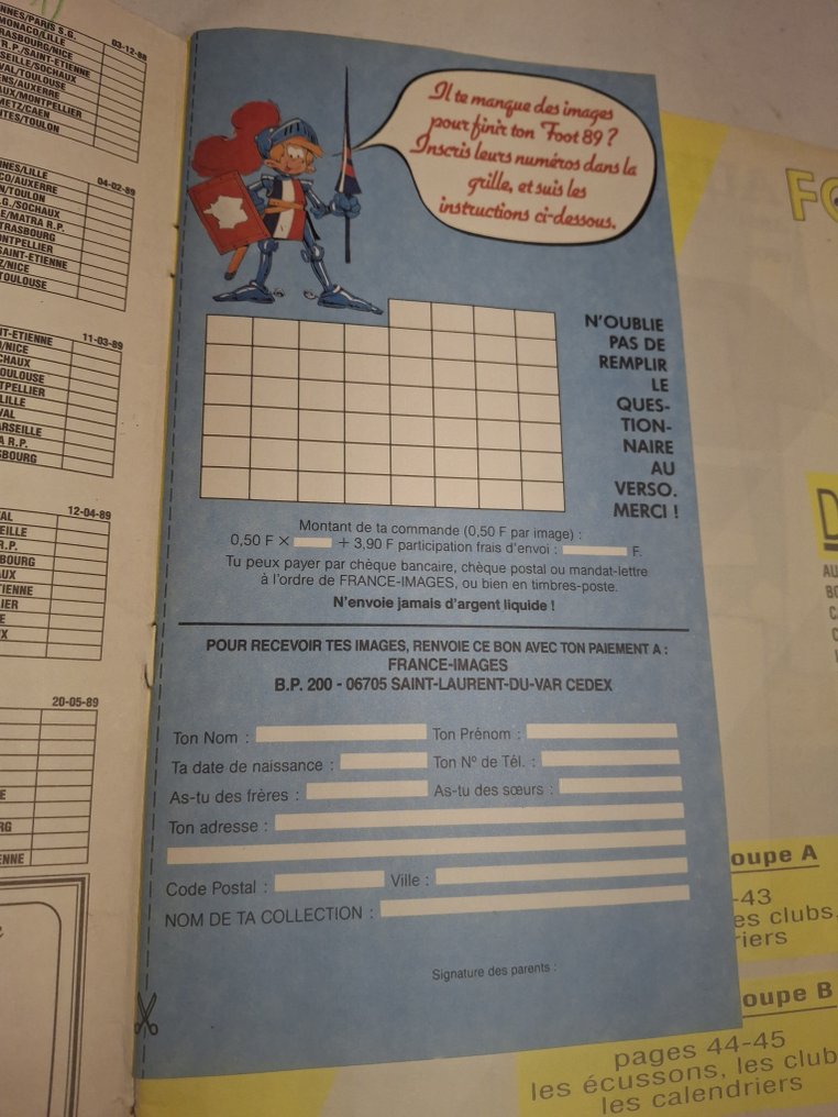 Panini Foot 89 Compleet album - Excellent (EX) #3.2