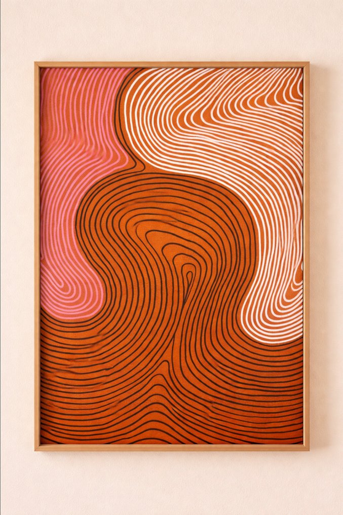 Lao Gonzalez - Orange Hypnosis, XL, NO RESERVE #1.0