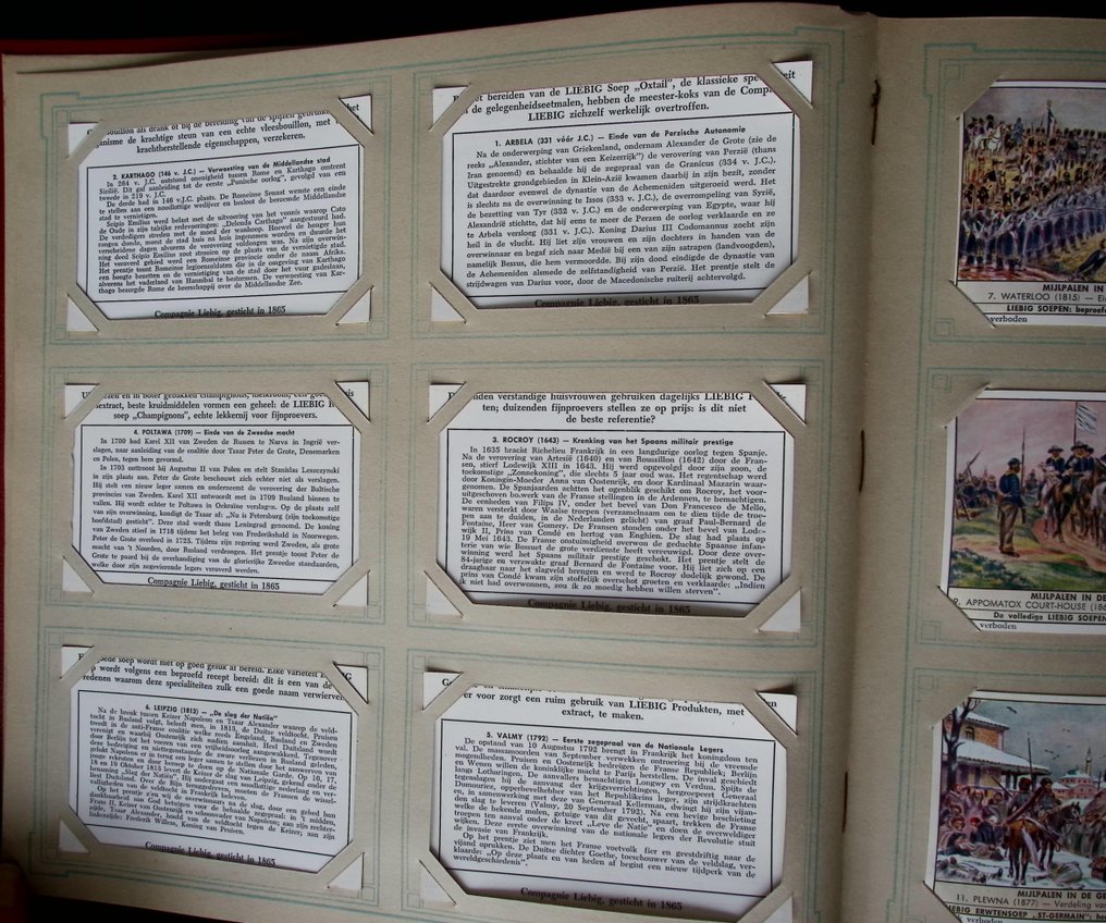 2 张Liebig专辑，600张卡片（荷兰语，比利时） - 明信片相册 (600) - 1952-1962 #2.1