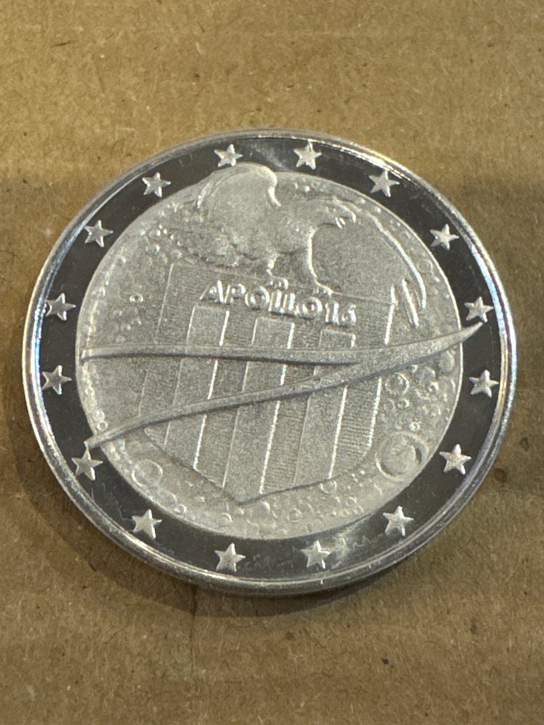 κόσμος. Silver medal Raumfahrt Apollo 16 Silbermedaille 13g (.999)  (χωρίς τιμή ασφαλείας) #2.1