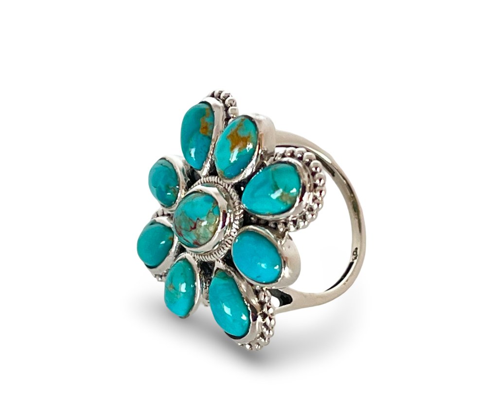 925 silver - turquoise - Ring #2.1
