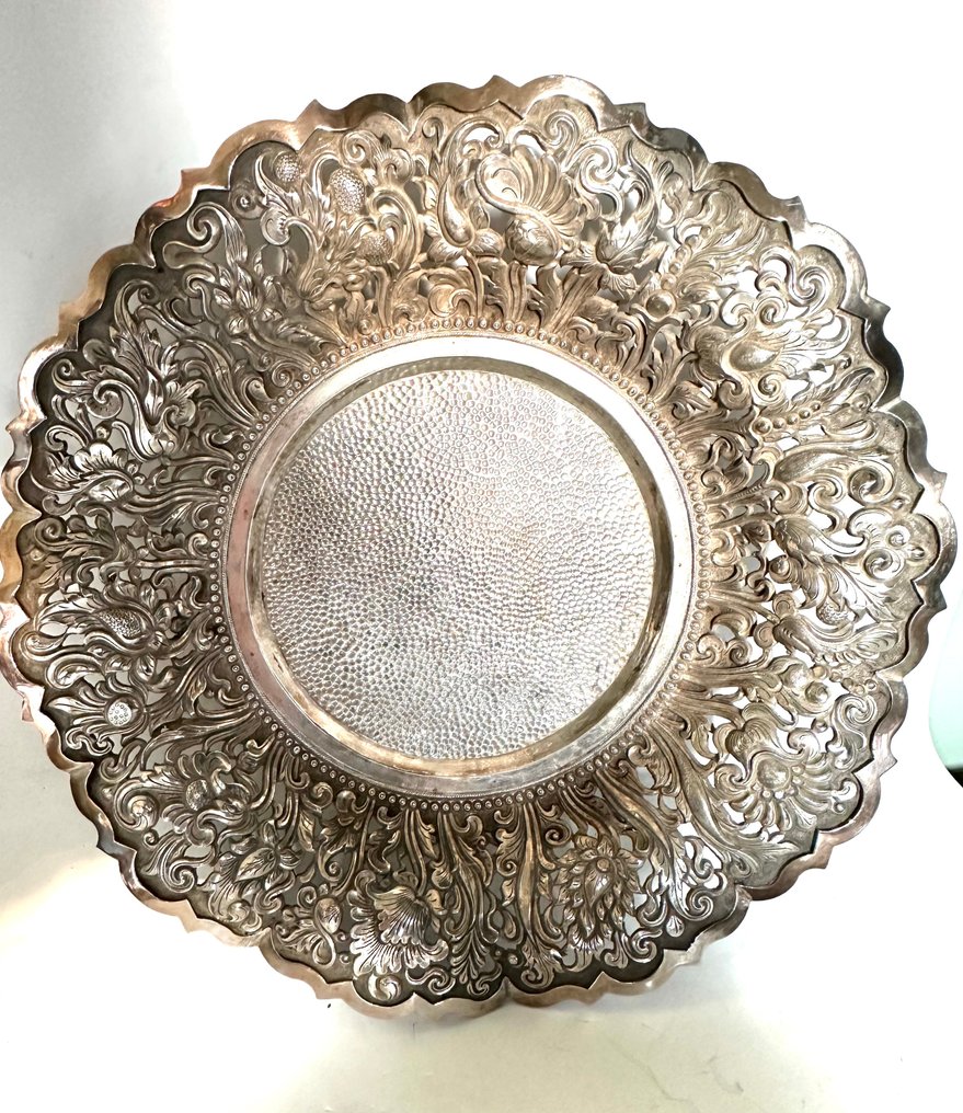 Platte - .800 sølv - Djokja sølvskål #1.0