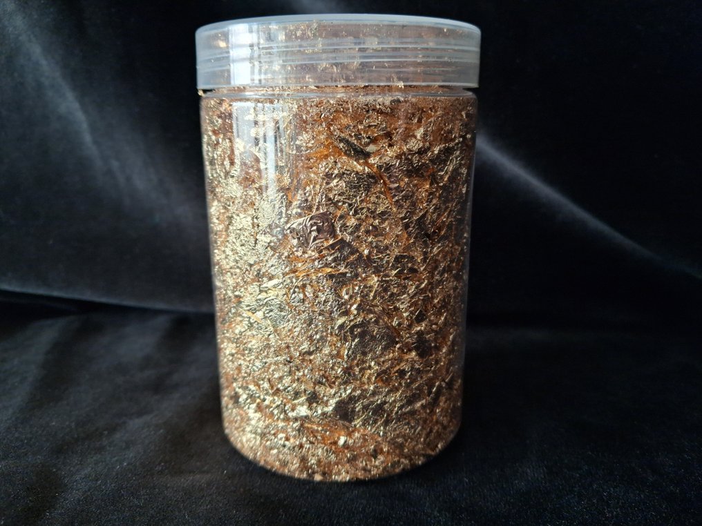 Χρυσόφυλλο σε κουτί. (10 γραμμάρια) Δείγμα - Ύψος: 0 cm - Πλάτος: 0 cm- 10 g - (1) #4.3