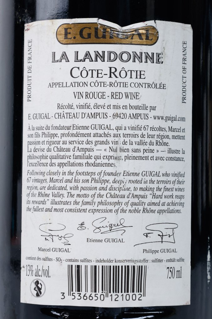 2004 E. Guigal, La Landonne - Côte Rotie - 1 Pullo (0.75L) #3.2