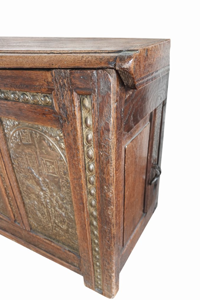 Cassone - Carvalho - Grande caixa de noiva de luxo. #1.0