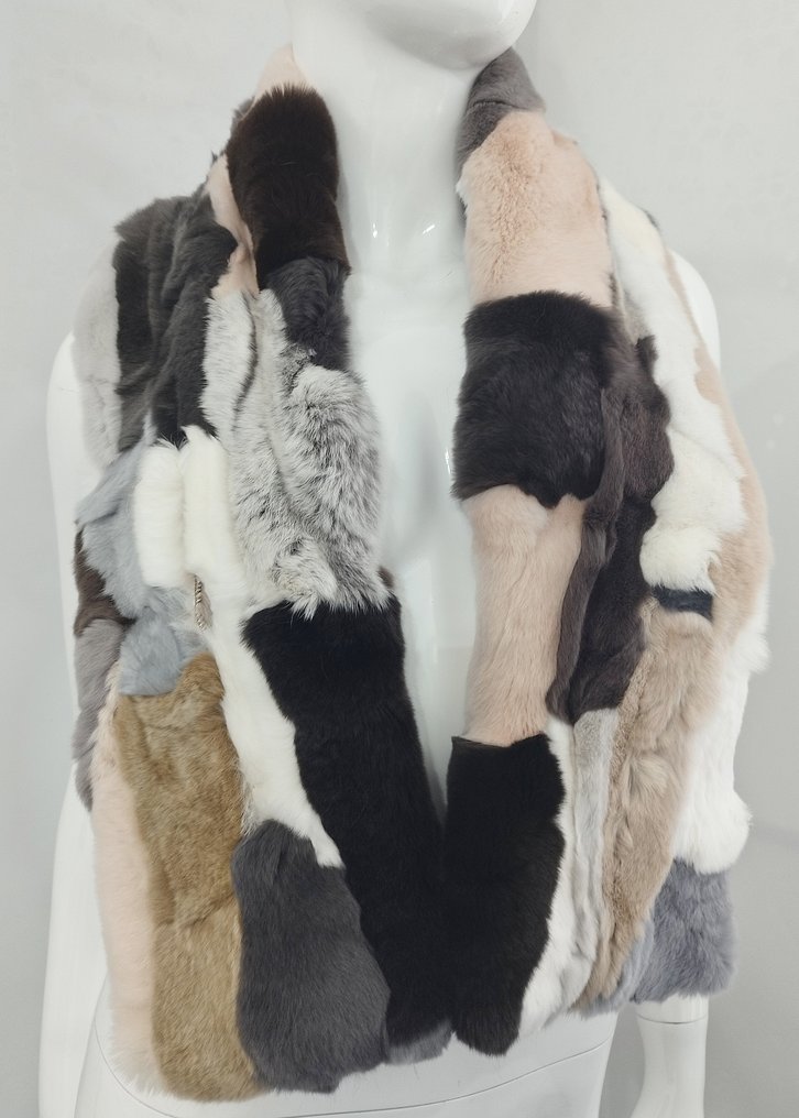 Artisan Furrier - Rex Cincillà Double face - Eșarfă #3.2