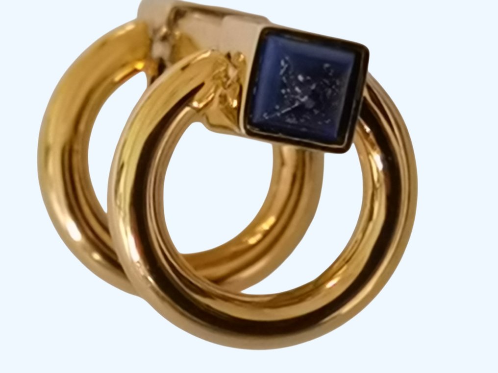 Alfred Dunhill - Lápis-lazúli - Banhado a ouro - Botões de punho #4.3