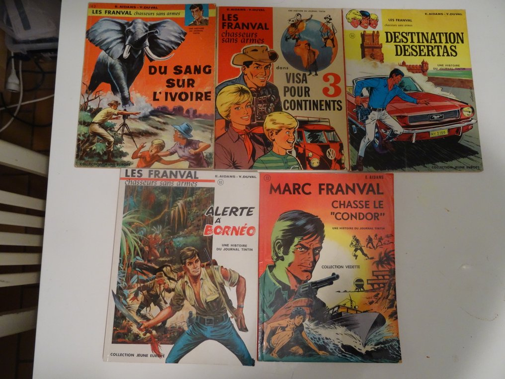 Les Franval - 5x B - 5 Άλμπουμ - Πρώτη έκδοση - 1966/1973 #1.0