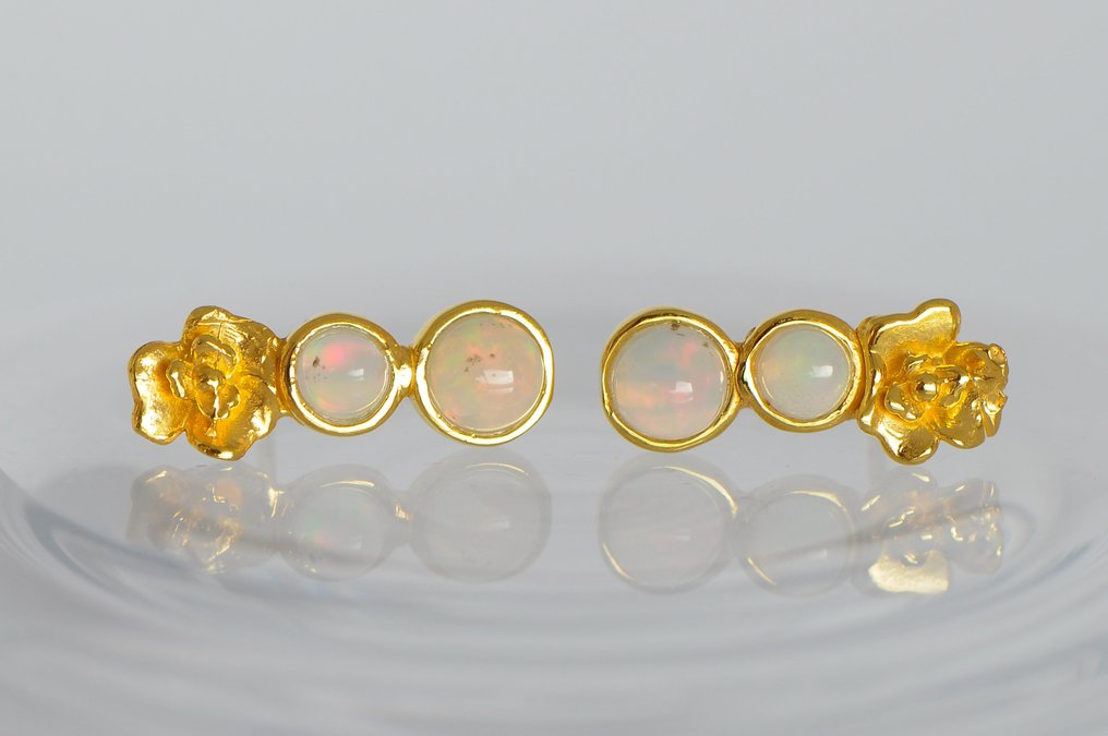 925 silver - opal - Örhängen #2.1