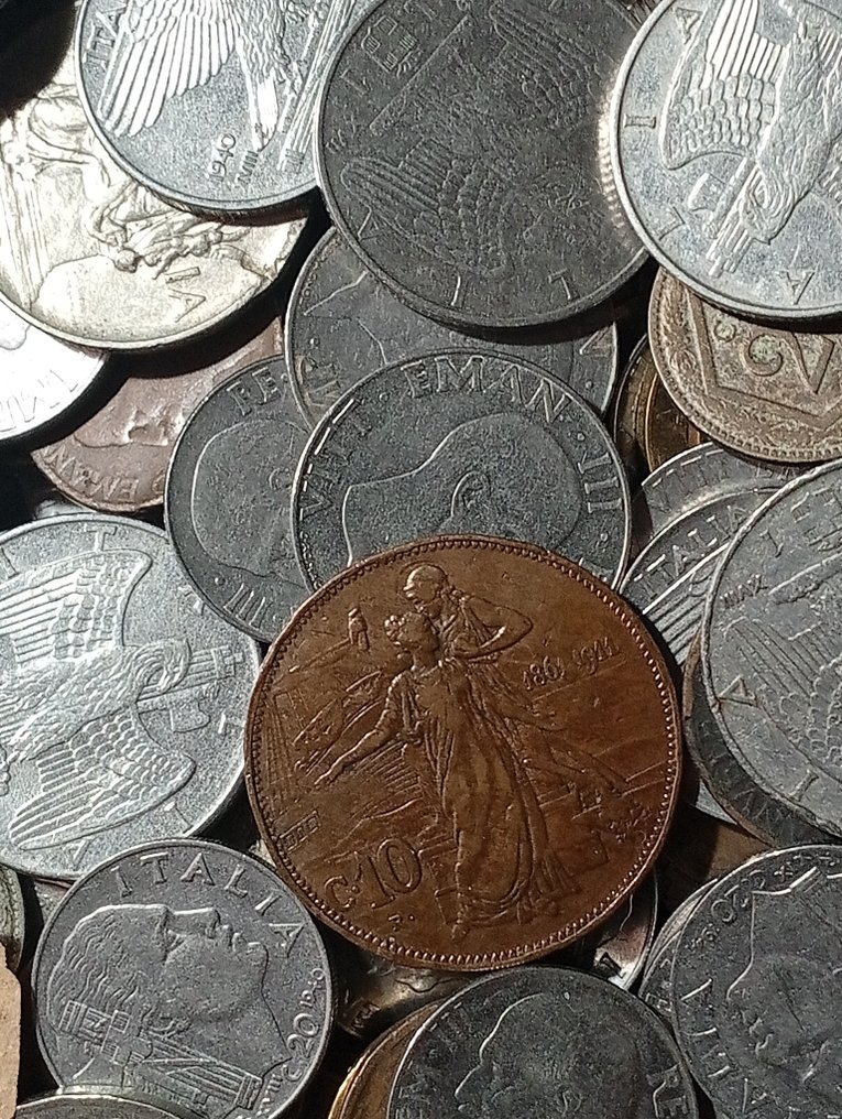 Ιταλία, Βασίλειο Lotto 604 monete miste Regno - incluse banconote (χωρίς τιμή ασφαλείας) #1.0