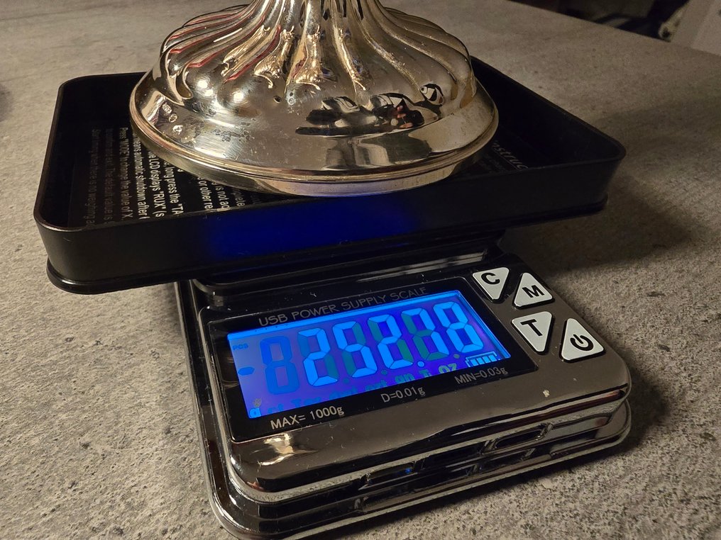 烛台 - .915 银 - 复古海豚烛台 #2.1