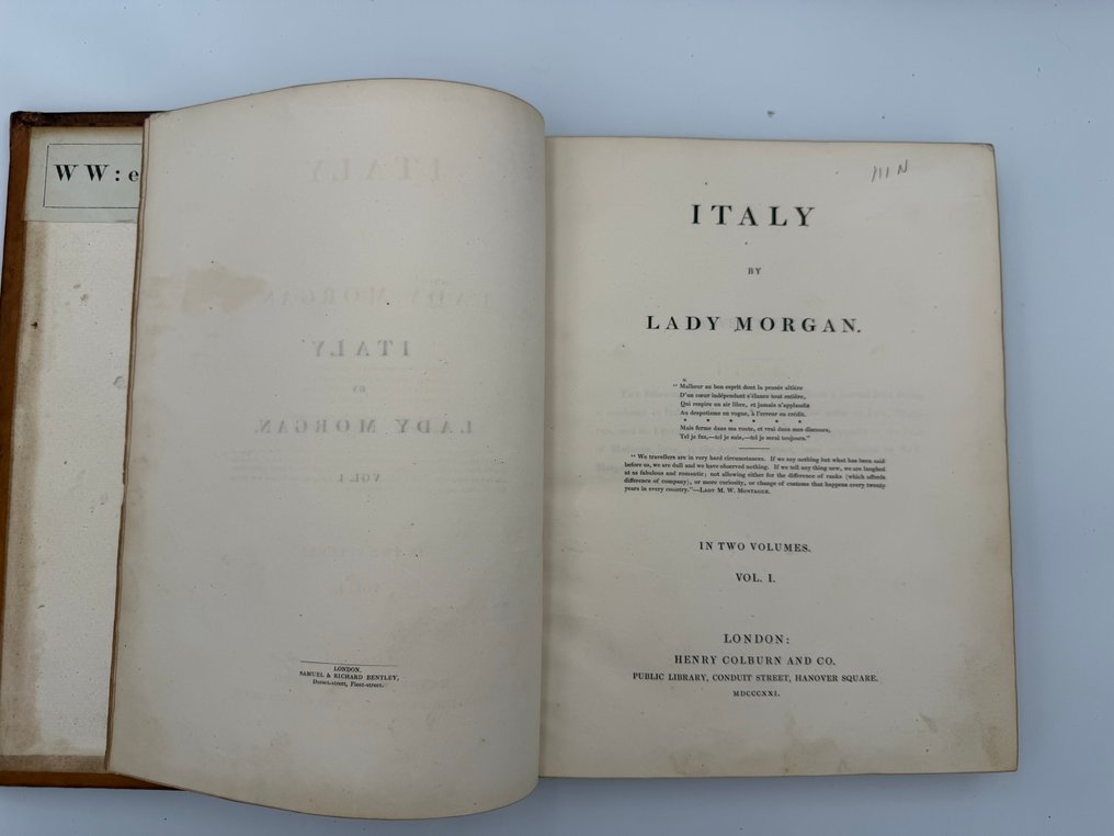 Lady Morgan - Italy - 1821 #2.1