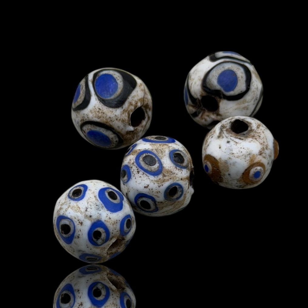 Αντίγραφο ενός αρχαίου Ισλαμικού αντικειμένου. Gabri Glass Beads  (χωρίς τιμή ασφαλείας) #1.0