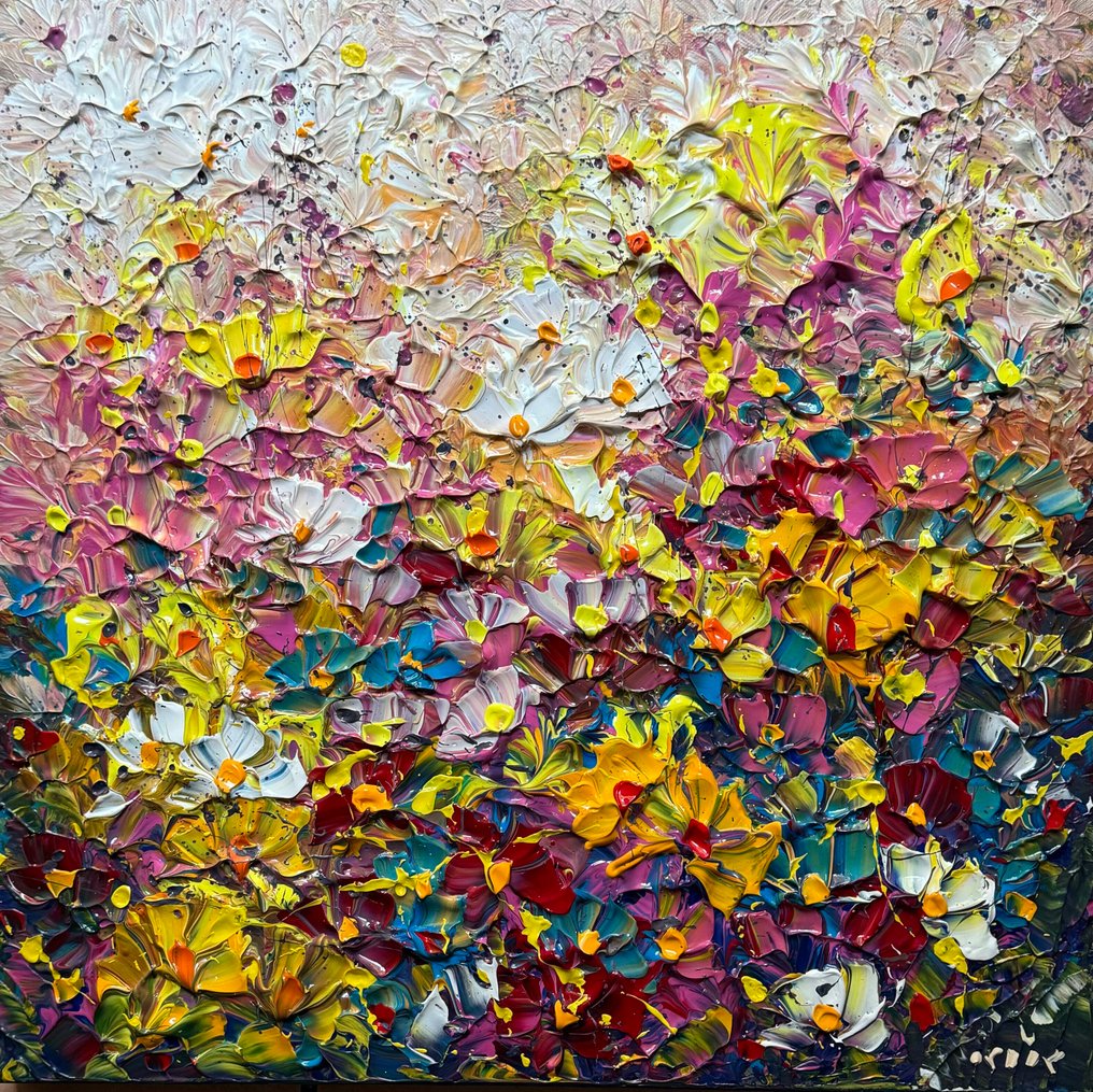 Janusz Kik (1956) - Une Journée Parmi Les Fleurs #1.0