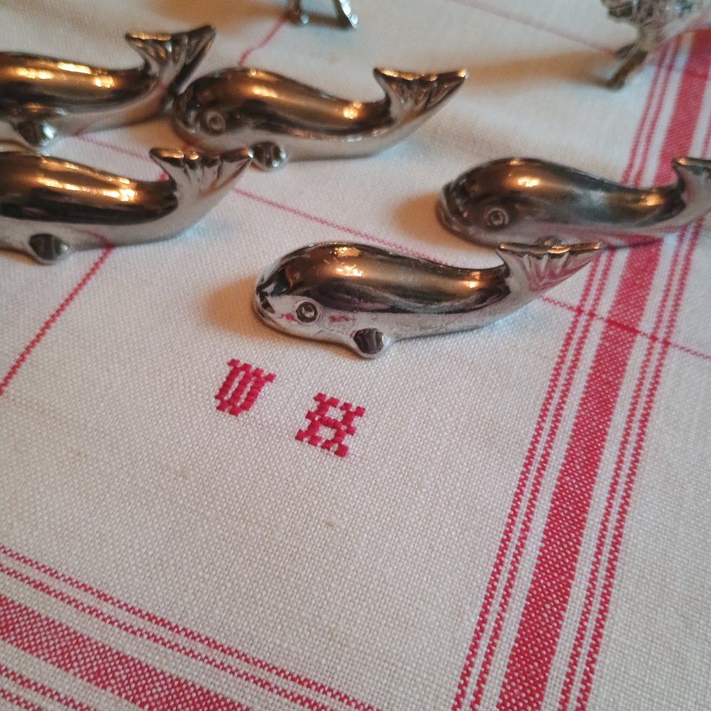 餐刀架 (10) - 镀银 - 门刀具 zoomorphe #3.2