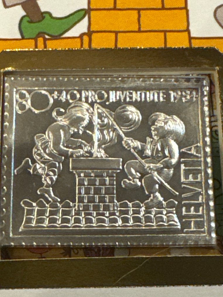 Ελβετία. Medal 1984 Max und Moritz - 10g  (.999)  (χωρίς τιμή ασφαλείας) #1.0