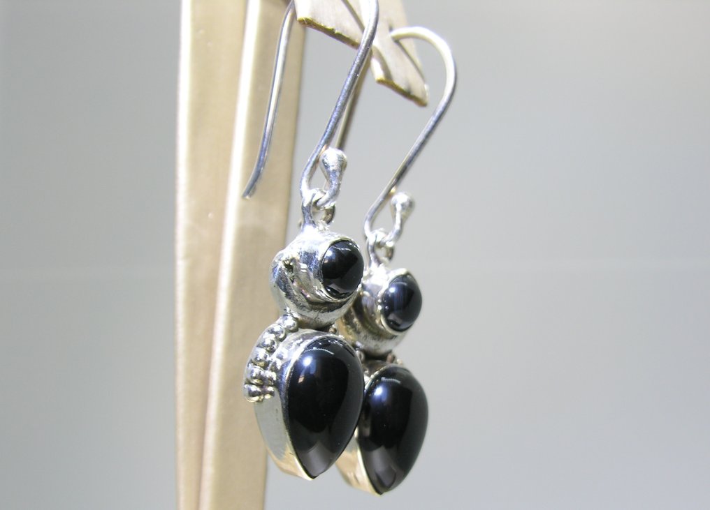 Όνυχας σκουλαρίκια - Ύψος: 52 mm - Πλάτος: 14.1 mm- 9.9 g - (2) #2.1