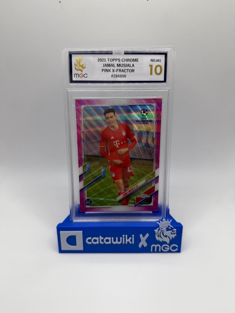 2021/22 Topps Chrome Jamal Musiala NO.081 Parallelkort - MGC 10 - 1 Graded card #1.0
