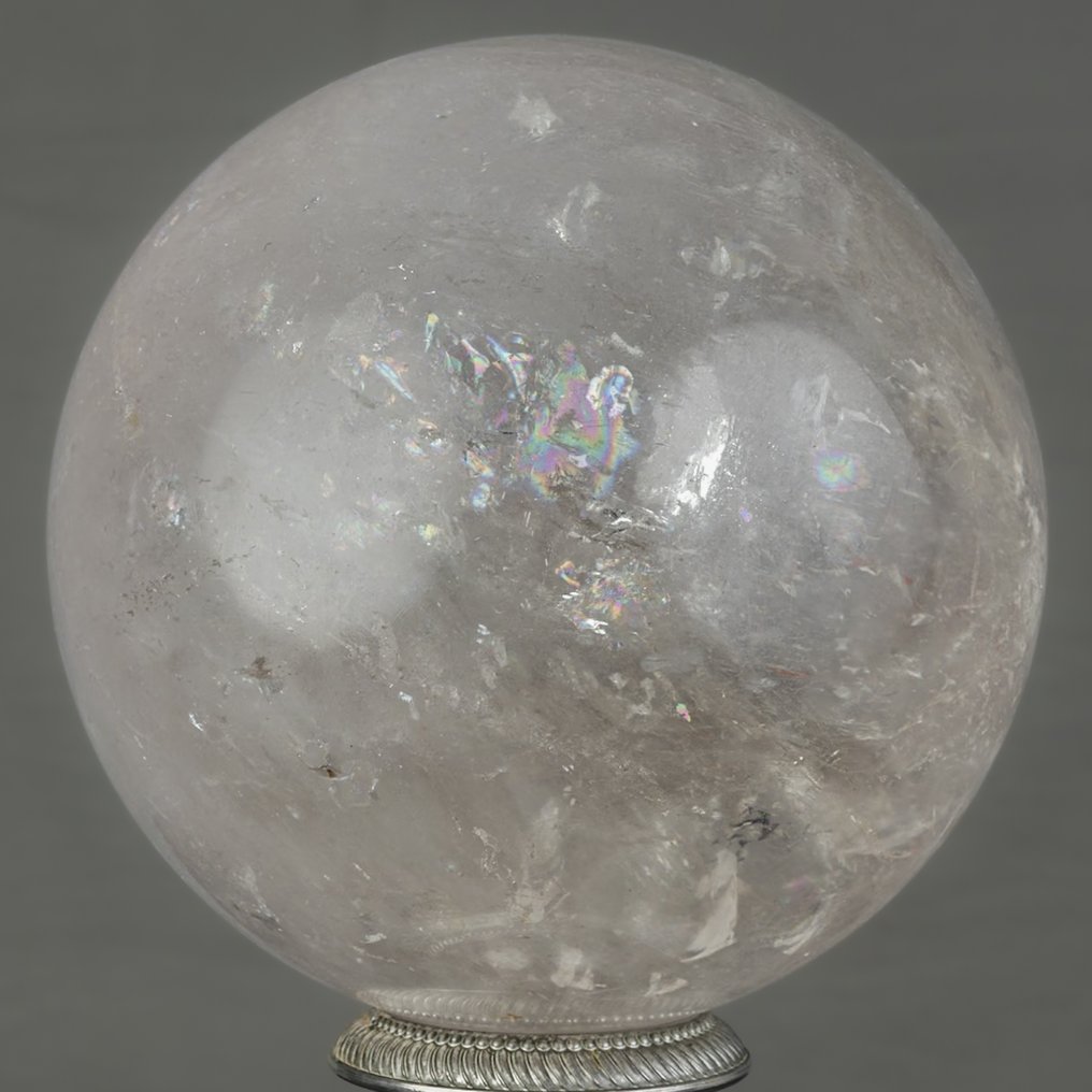 精细的山水晶球 水晶 - 高度: 13.9 cm - 宽度: 13.9 cm- 3730 g #4.3