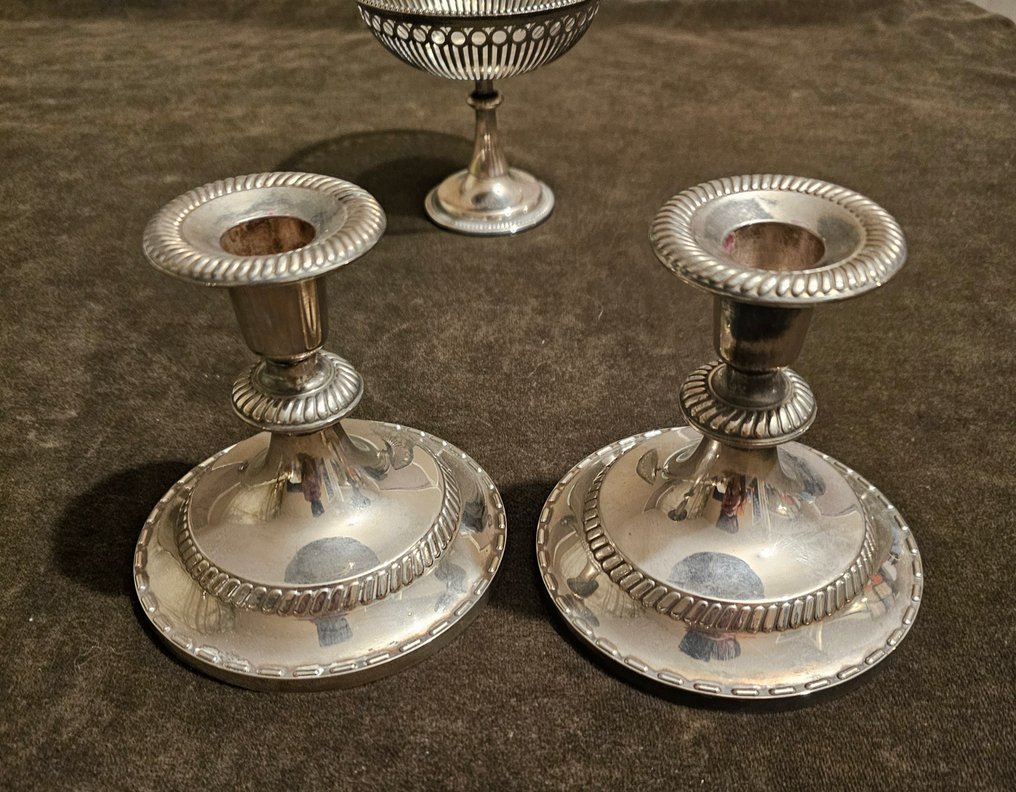 Candeliere - Placcato argento - 1880 #4.3