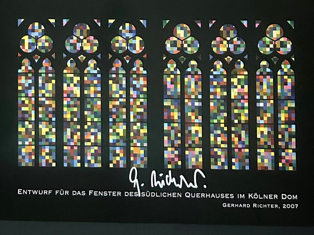 Gerhard Richter - Edition poster, originally signed & stamped. - Δεκαετία του 2000 #2.1