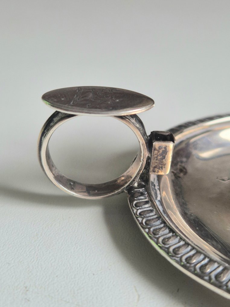 Irish Silver Chamber Stick, Candle Holder - James Scott - Κηροπήγιο - .925 silver #3.2