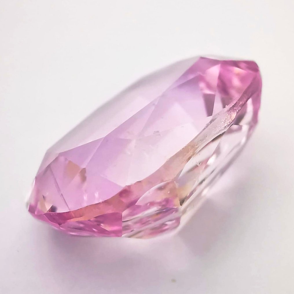 χωρίς τιμή ασφαλείας Κουνζίτης  - 15.77 ct - Antwerp Laboratory for Gemstone Testing (ALGT) - Ροζ Κανζίτη (μωβιτζής) #1.0