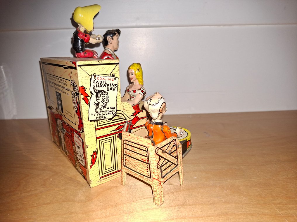 Unique Art Manufacturing Co. - Bliklegetøj - Lil Abner Dogpatch Band - 1940-1950 - U.S.A. #3.2