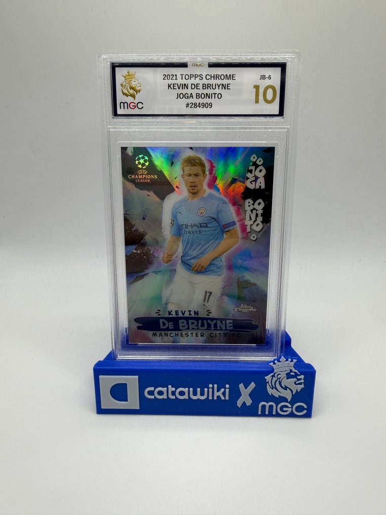 2021/22 Topps Chrome Kevin De Bruyne JB-6 Insert Card, Folie, Graded card - MGC 10 - 1 Graded card #1.0