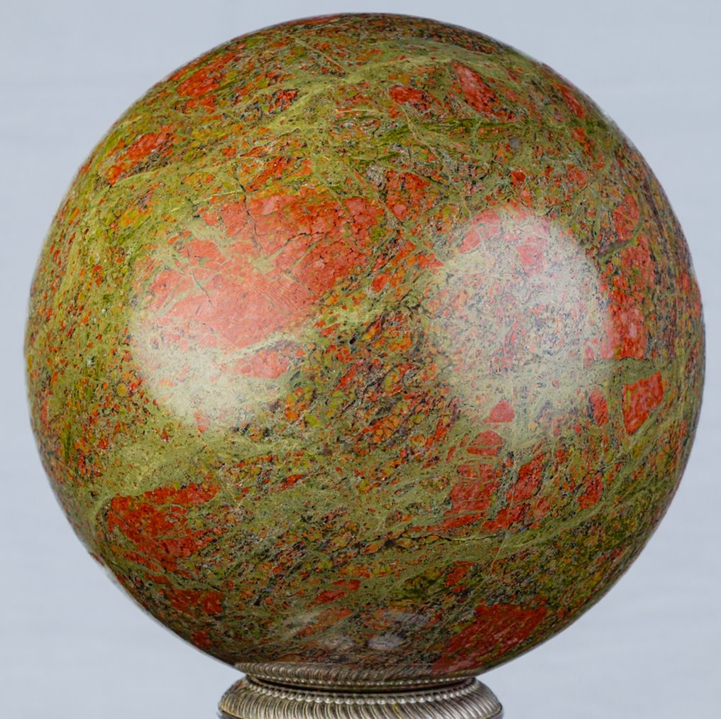 unakiet 优质乌纳石球 - 高度: 13.9 cm - 宽度: 13.9 cm- 4369 g #1.0