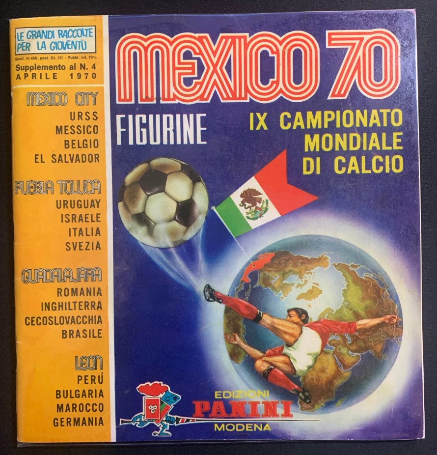 Panini World Cup Mexico 70 - Italian Edition Aprile - 1 Empty Album - Good (GD) #1.0
