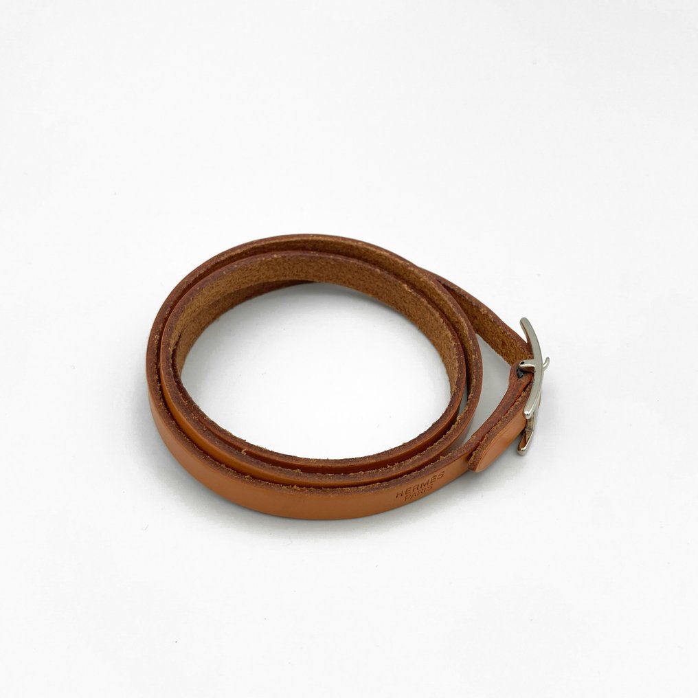 Hermès - bőr - Mandzsetta karkötő - Api 3 #4.3