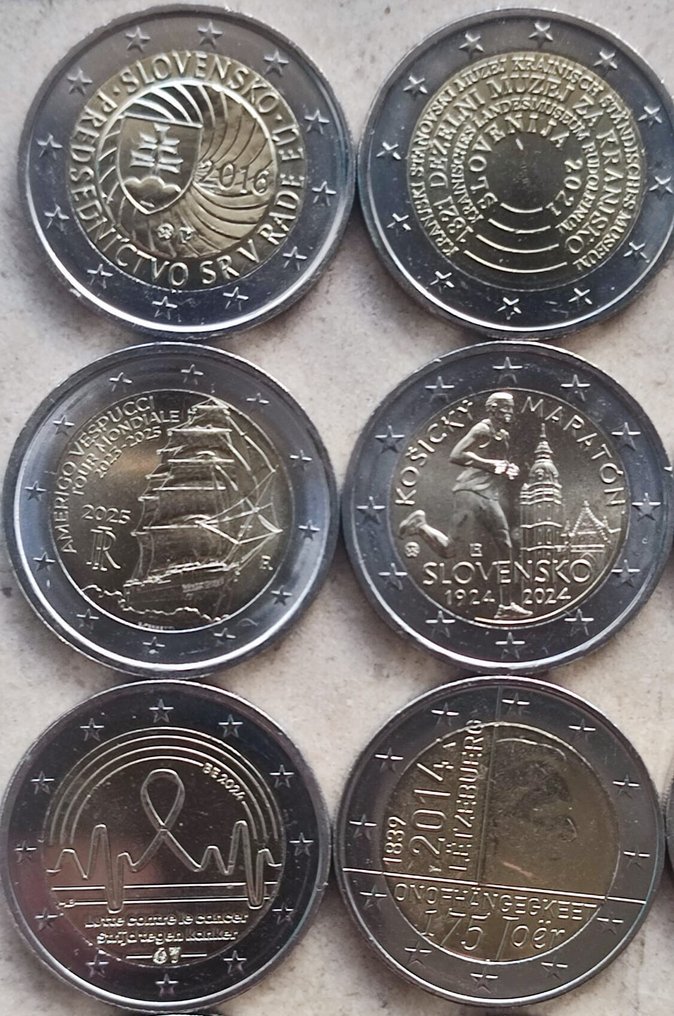 Ευρώπη. 2 Euro 2008/2025 (25 moedas)  (χωρίς τιμή ασφαλείας) #3.2